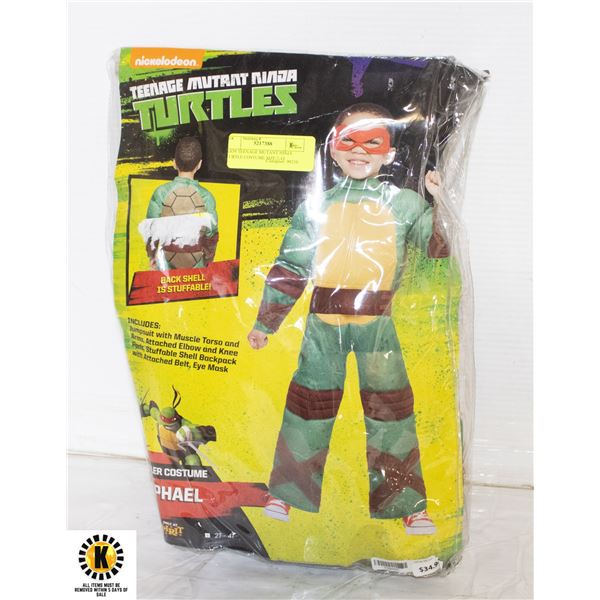 KIDS TEENAGE MUTANT NINJA TURTLE COSTUME SIZE 2-4T
