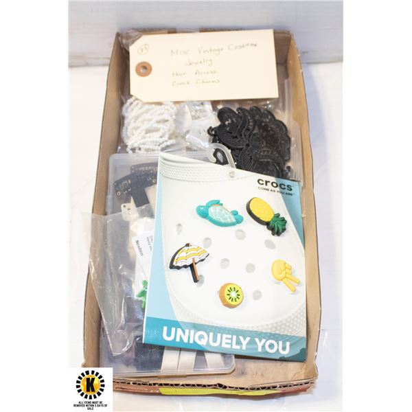 MISC COSTUME JEWELRY, HAIR ACCES.