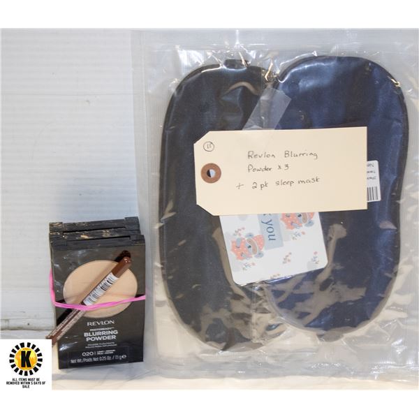 3 REVLON BLUR POWDER/SLEEP MASKS