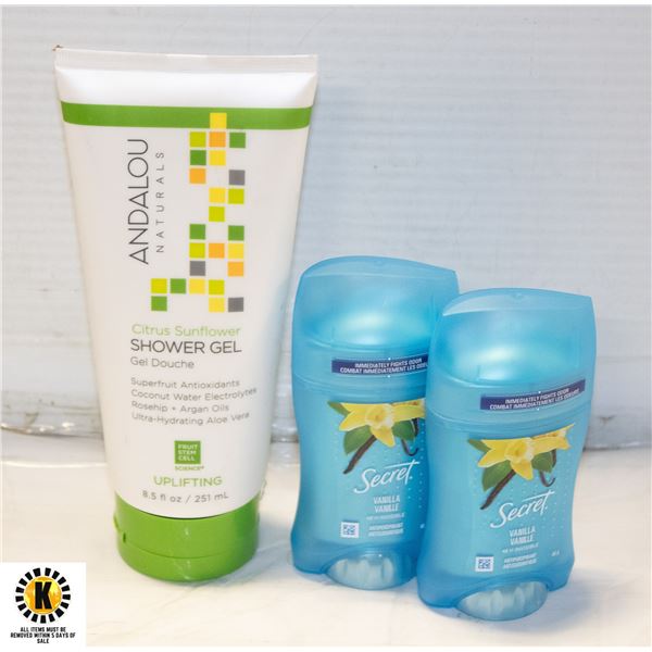 CITUS SHOWER GEL, 2SECRET DEOD.