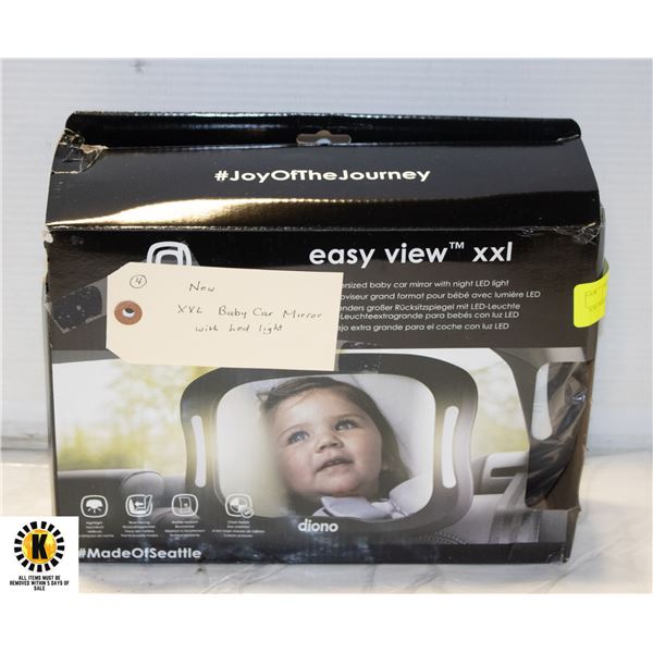 XXL BABY CAR MIRROR/LED LIGHT