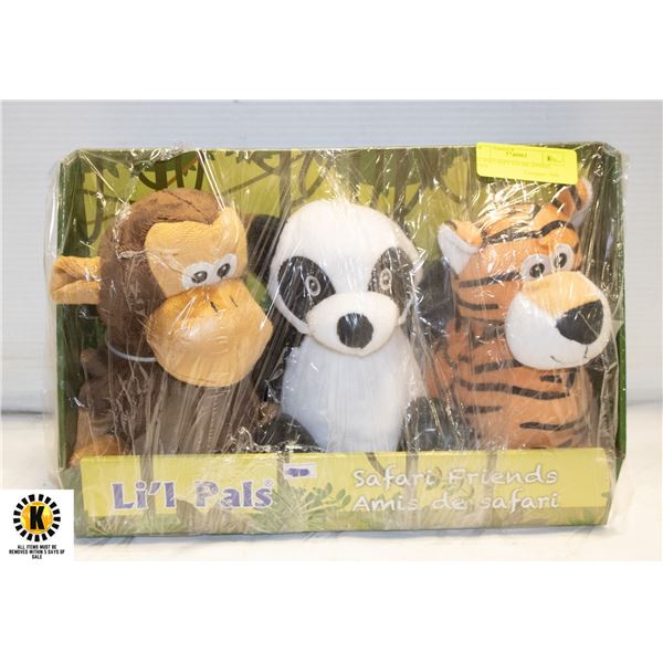 LIL PALS SOFT SAFARI ANIMAL TOYS
