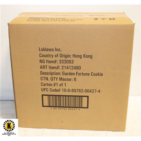 6 BOXES OF INDIVIDUAL WRAPPED PLAIN AND