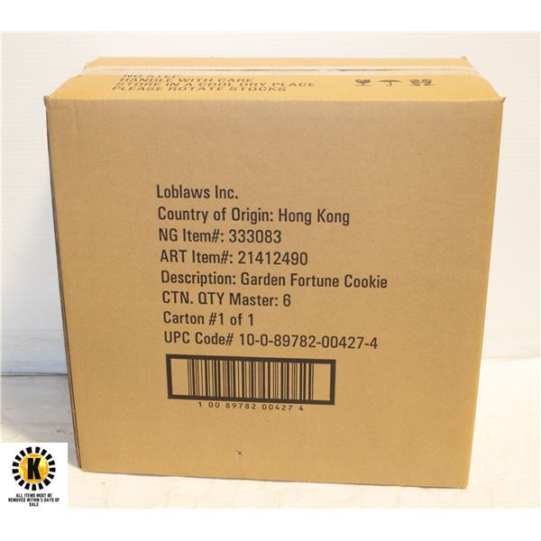 6 BOXES OF INDIVIDUAL WRAPPED PLAIN AND