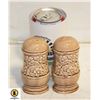 Image 1 : PAIR BROWN JAPAN SALT & PEPPER SHAKERS