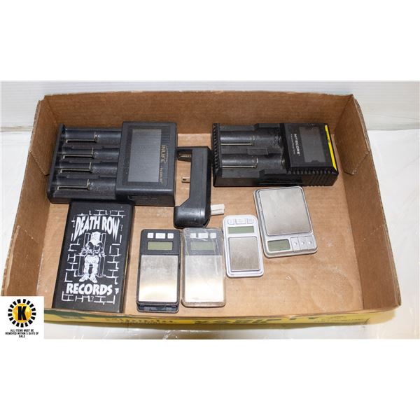 DIGITAL SCALES AND BATTERY CHARGERS - RPM