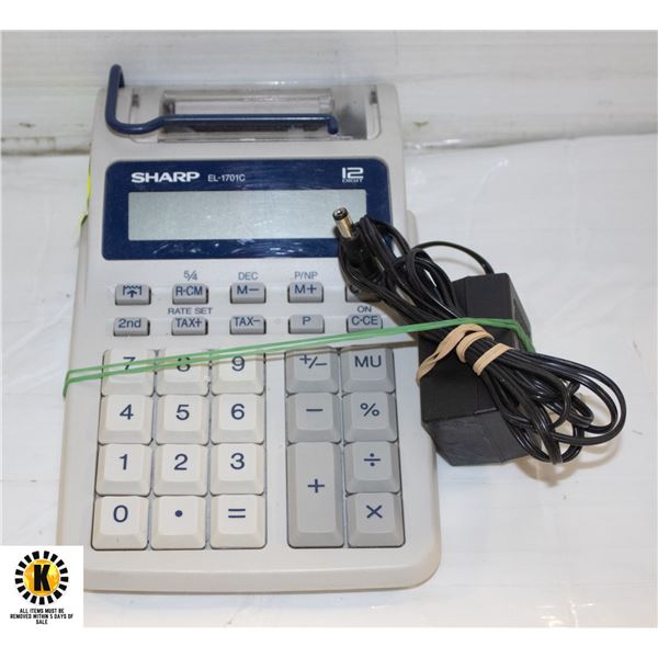 ADDING MACHINE WITH PRINTER