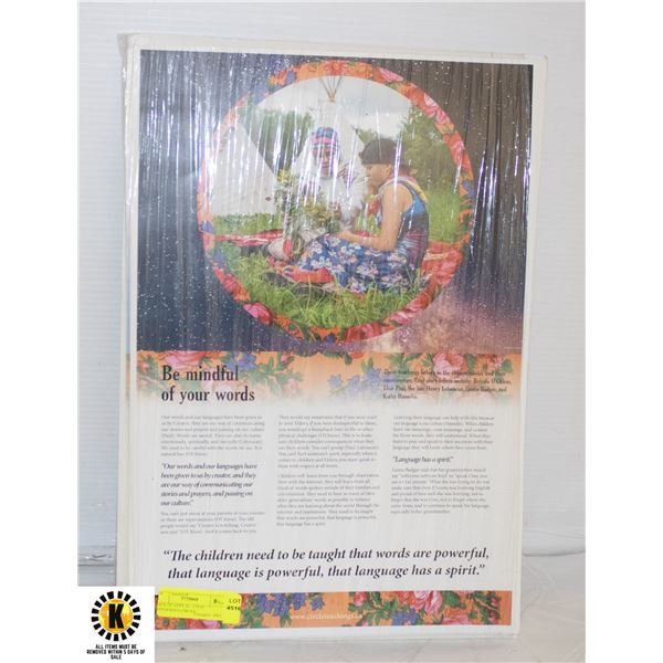 PACK OF APPX 20 - 13X19 INDIGENOUS CIRCLE