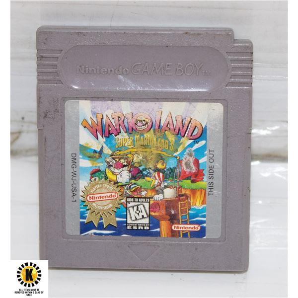 NINTENDO GAME BOY SUPER MARIOLAND 3