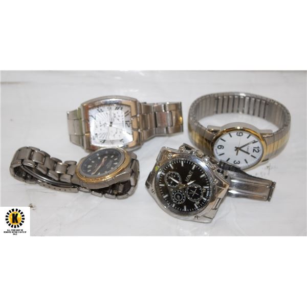 4 WATCHES MAY REQUIRE BATTERIES - RPM