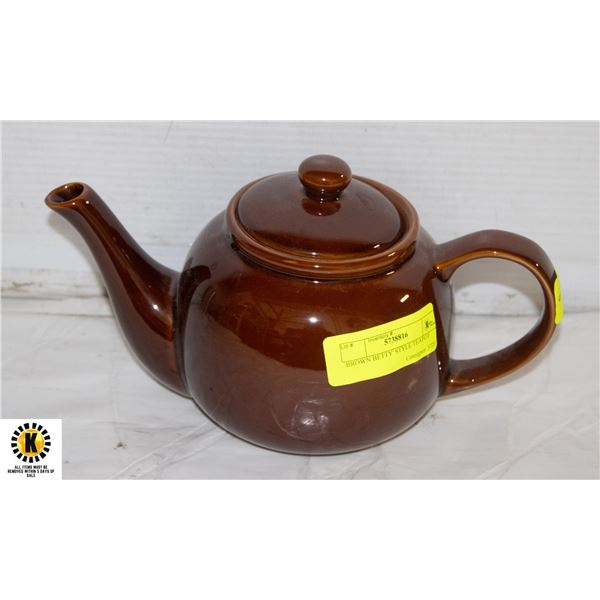 BROWN BETTY' STYLE TEAPOT