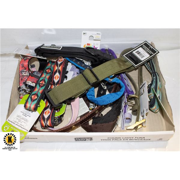 FLAT OF ASSORTED MEDIUM SIZE COLLARS