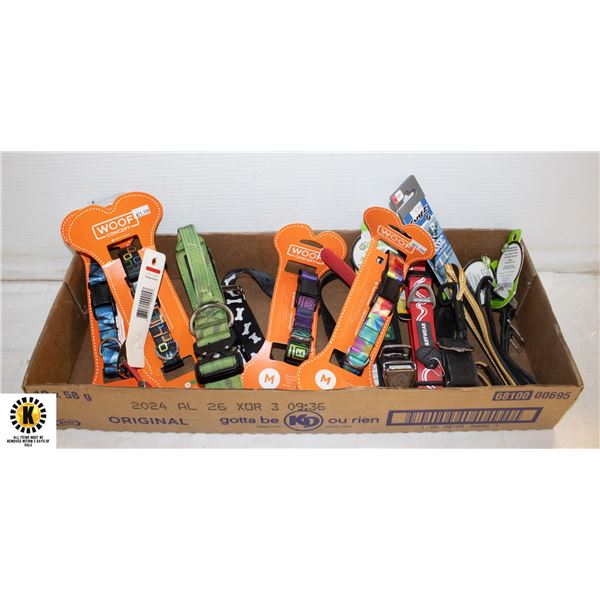 FLAT OF ASSORTED MEDIUM SIZE COLLARS