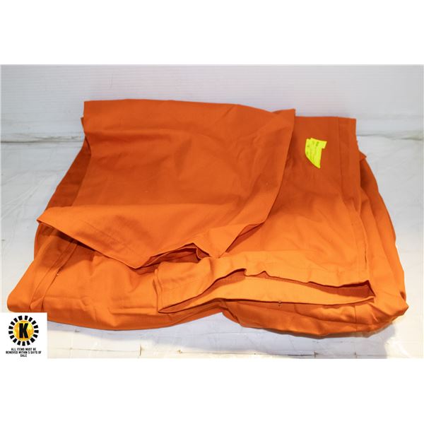 NEW UNIFORMONE SIZE 5XL ORANGE COVERALLS