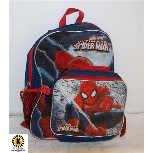 SPIDERMAN BACKPACK/LUNCH KIT COMBO