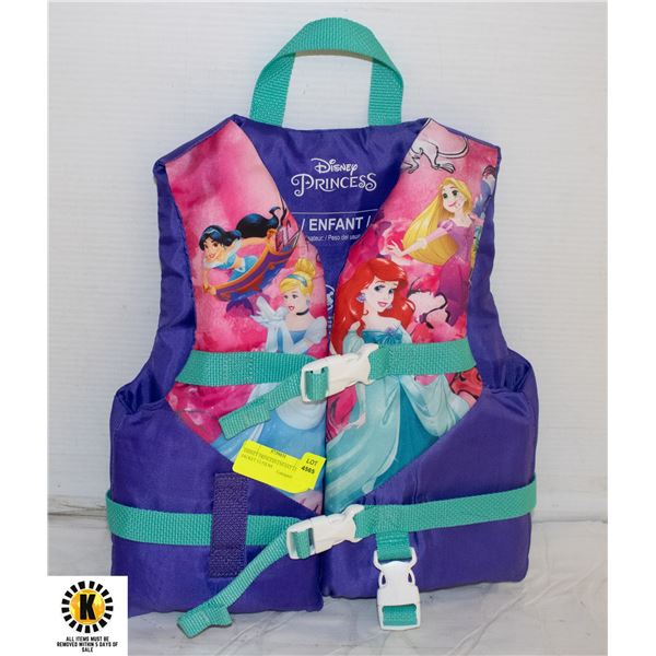 DISNEY PRINCESS ENFANT LIFE JACKET 33-55LNS