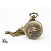 Image 1 : #644-BRAND NEW BRONZE TONE POCKET WATCH