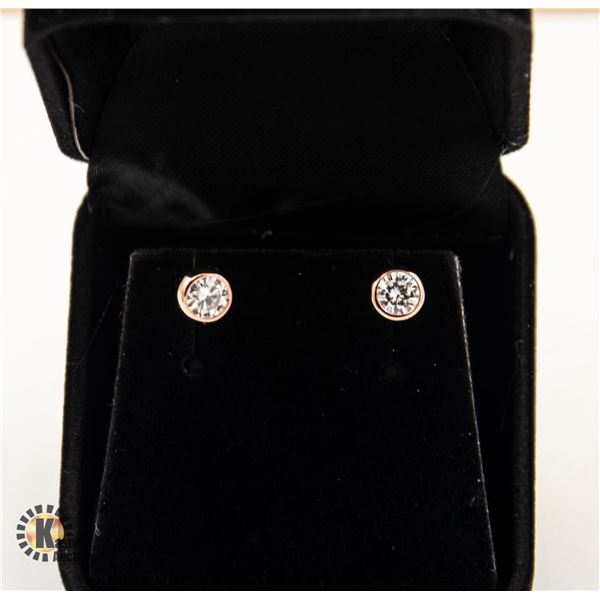 #641-GRA CERTIFIED 0.50 CARAT MOISSANITE BEZEL SET