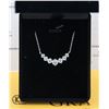 Image 1 : #642-GRA CERTIFIED MOISSANITE NECKLACE WITH
