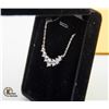 Image 2 : #642-GRA CERTIFIED MOISSANITE NECKLACE WITH