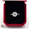 Image 1 : #632-GRA CERTIFIED RING WITH 2.00 CARAT MOISSANITE