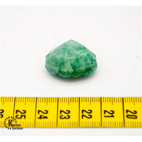 #21-GREEN EMERALD GEMSTONE 50.25 CT