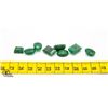 Image 1 : #08-GREEN EMERALD GEMSTONE 53.00CT