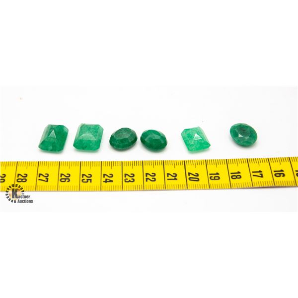 #79-GREEN JADEITE GEMSTONE 63.70 CT