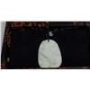 Image 1 : 21)  WHITE JADEITE PEGASUS PENDANT ON 26" ADJUSTA