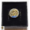 Image 1 : NEW MENS MASONIC RING SIZE 11