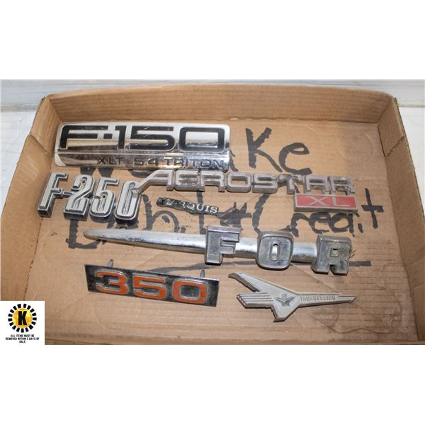 FORD EMBLEMS