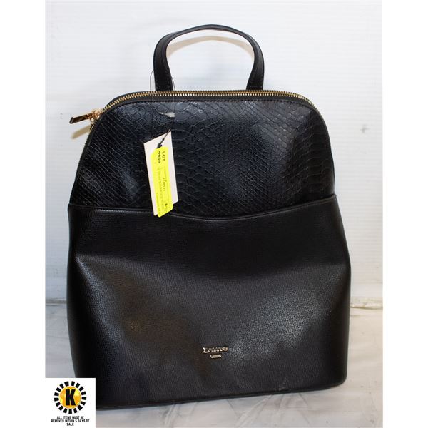 BLACK DUNE BACKPACK PURSE