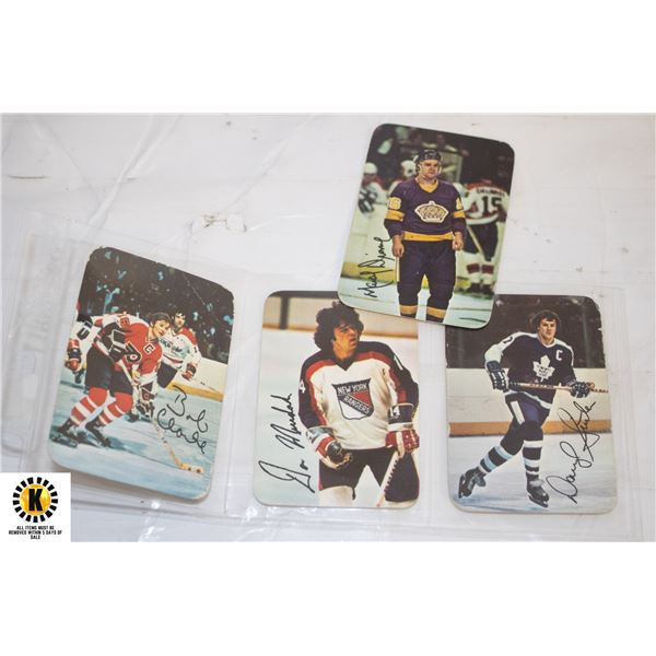 LOT OF 4 1977 OPC CARDS