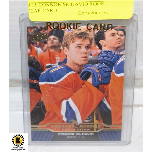 2015 CONNOR MCDAVID ROOKIE YEAR CARD