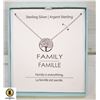 Image 1 : STERLING SILVER FAMILY NECKLACE