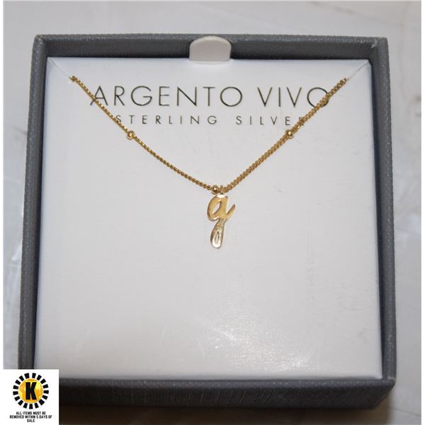 ARGENTO VIVO STERLING SILVER NECKLACE (G)