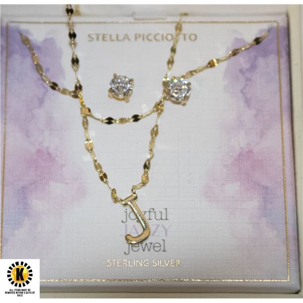 STELLA PICCIOTTO NECKLACE & EARINGS (JOYFUL