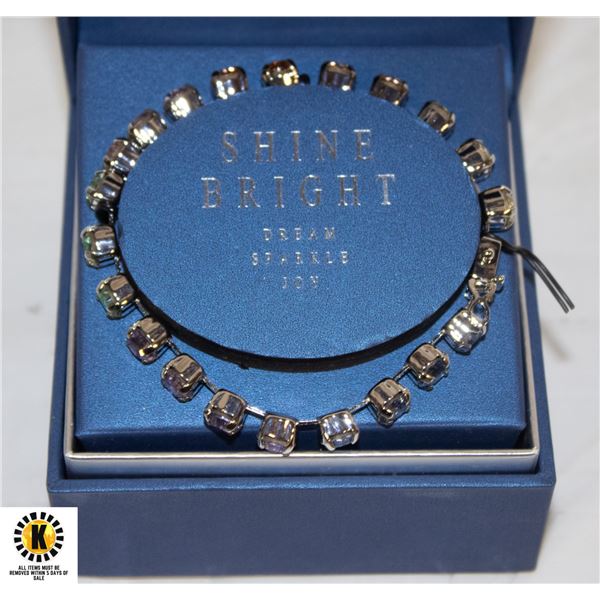 BRILLIANCE GENUINE CRYSTAL "SHINE BRIGHT" BRACEL
