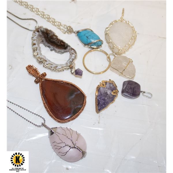 STONE PENDANTS & NECKLACES