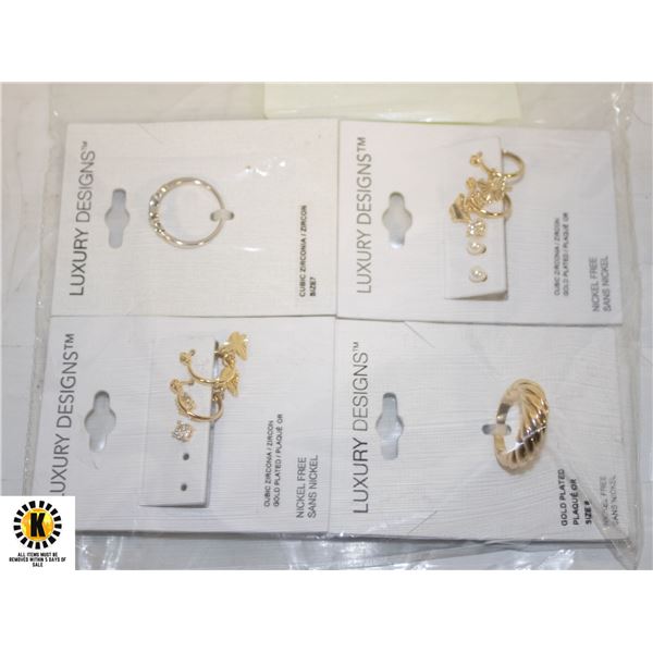 LUXURY DESIGNS - RINGS & EARINGS