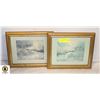 Image 1 : SET OF 3 WINTER SCENE PICTURES (2) 8" X 10" (1)