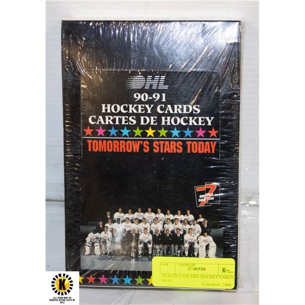 SEALED CASE OHL HOCKEY CARDS 90-91