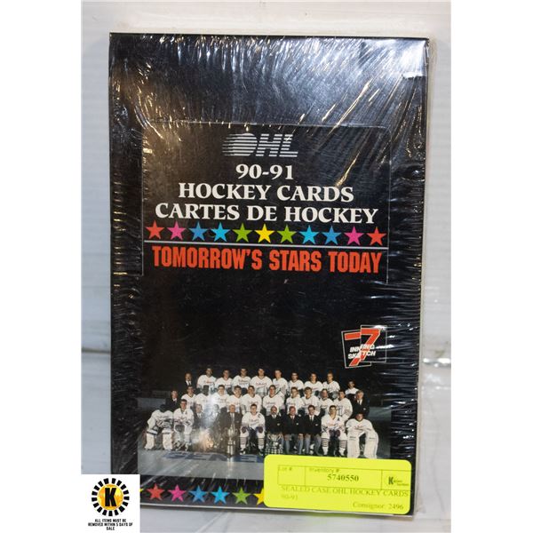 SEALED CASE OHL HOCKEY CARDS 90-91