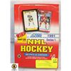 Image 1 : FULL CASE UNOPENED PACKS NHL HOCKEY CARDS SCORE