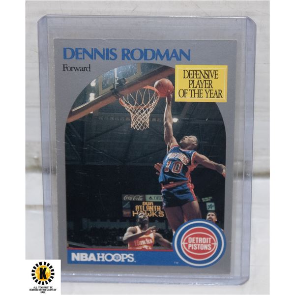 DENNIS RODMAN DETROIT PISTONS CARD