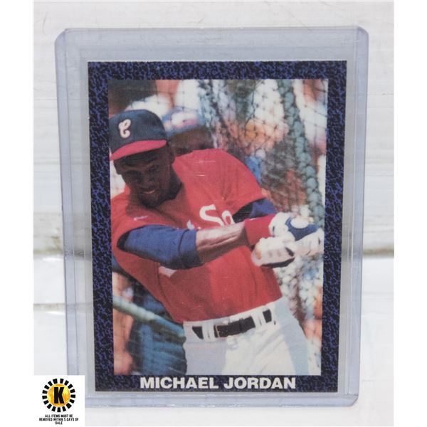 MICHAEL JORDAN BASEBALL CARD!