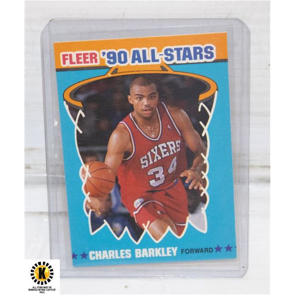 CHARLES BARKLEY PHILADELPHIA 76ERS CARD