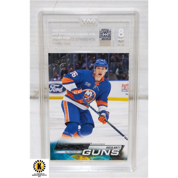 AATU RATY YOUNG GUNS 2022 ISLANDERS NEW YORK