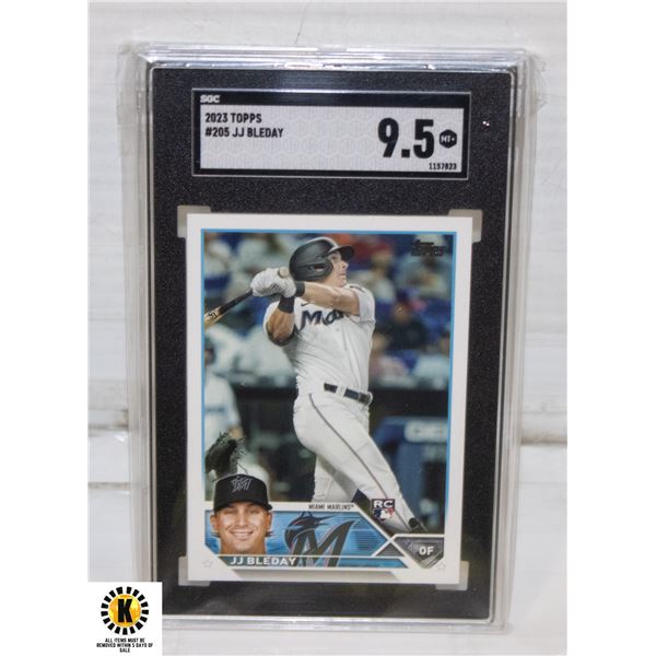 JJ BLEDAY MIAMI MARLINS ROOKIE CARD