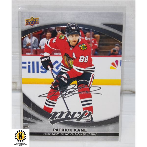 PATRICK KANE SILVER SIGNED CHICAGO